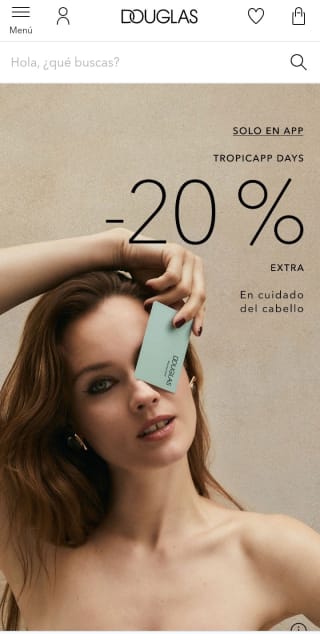 -20% Extra en Cuidado del Cabello en Douglas.