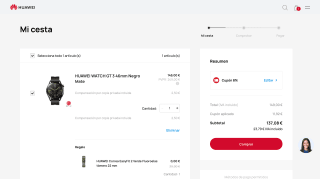 HUAWEI WATCH GT 3 46mm por 137,08€