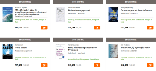 Tot 17% korting op 15 geselecteerde boeken bij Managementboek