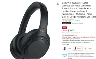 Auriculares Sony WH-1000XM4 Noise Cancelling por 219€ varios colores