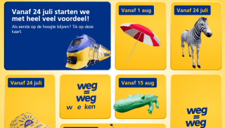 Leuke acties tijdens de Weg=Weg Weken bij NS
