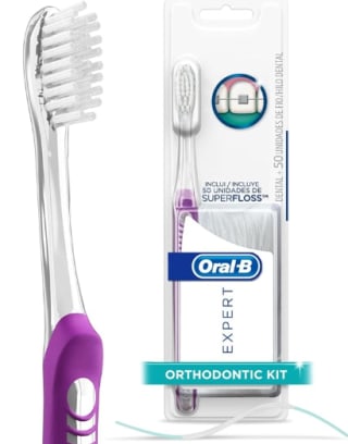 Oral-B Cepillo Dental Expert Ortodoncia + SuperFloss 1 Kit por $59 en Amazon