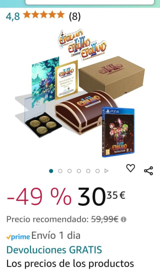 Evoland 10th Anniversary Edition PS4 + accesorios por 30,35€.