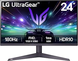 LG UltraGear 24GS50F 24” Gaming Monitor 1080p 180Hz - Available for £66.66