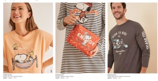 Recopilación productos Snoopy desde 7,99€ en Women's Secret