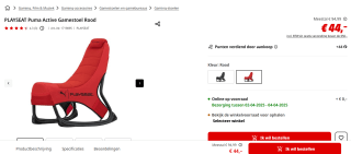 Playseat® Champ PUMA Edition - Gamestoel voor Console Gaming voor 544 bij de Mediamarkt