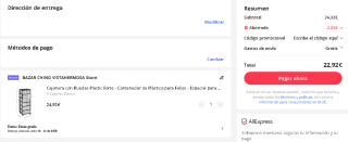 Cajonera con Ruedas Plastic Forte 6 cajones por 22,92€