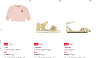 Tot 80% korting in de sale bij Wehkamp