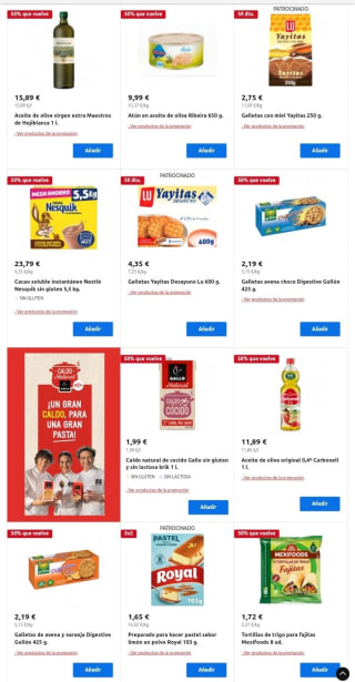 Recopilación 50% que Vuelve! en Carrefour.