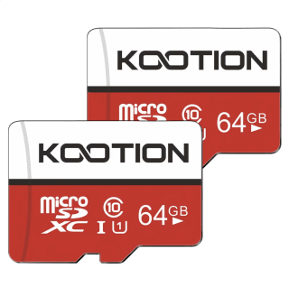 2 Tarjeta MicroSD 64GB Clase 10 Micro SDXC A1 4K UHS-Ipor 8,49€