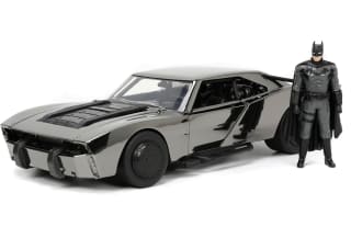 Batmóvil con figura Batman Edición limitada Licencia oficial DC por 49,95€