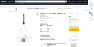 Machacador de patatas BERGNER por 1,99€