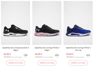 Calzado Under Armour desde solo 5,90€ chollazo y 3 pares calcetines por 3,99€