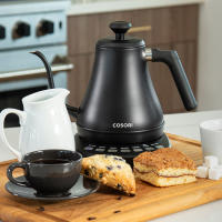 Hervidor de agua - Cosori Kettle Chef Edition, 1200W, 0.8 l, 5 preajustes de temperatura, Negro por 89,99€ (77,99€ cuenta nueva)