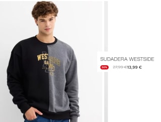 Sudadera para Hombre Westside por 13.99€