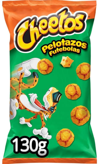 Pack de 8 Cheetos Pelotazos, 130g, Queso, sin gluten por 9,12€.