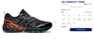 Zapatillas de Trail Running para Mujer Asics Gel Trabuco Terra por 60.48€