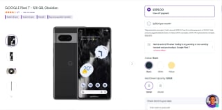 Google Pixel 7 128GB 5G Smartphone for £599 at Currys