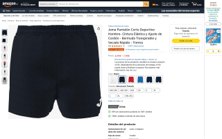 Joma pantalón corto deportivo hombre por 4,99€
