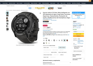 Reloj Garmin Instinct 2X Solar por solo 268,99€