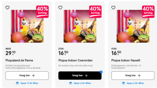 Prijsfout! Voucher voor Plopsaland de Panne voor €16,50 bij de Etos