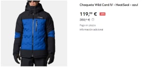 Chaqueta de Hombre Columbia Wild Card IV - HeatSeal por 119.99€
