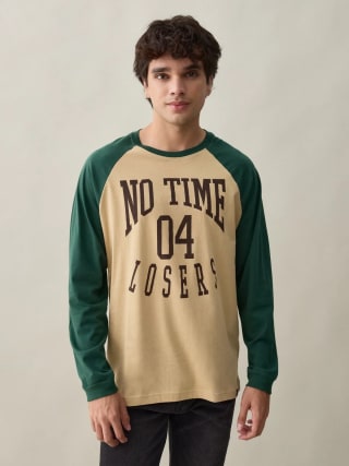 Camiseta de Manga Larga de Hombre No Time 04 por 5.99€