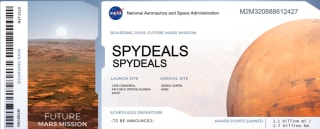 Gratis Boarding Pass 'met je naam' naar MARS op NASA's volgende vlucht