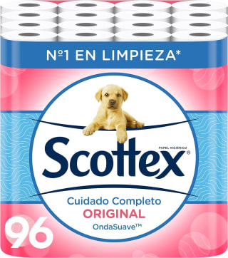 Scottex Original Papel Higiénico 192 rollos por solo 26,08€