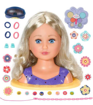 Cabeza de Maniquí Baby born sister por 13,99€.