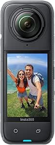 Insta360 X4 Paquete Estándar Cámara de acción Impermeable 8K 360, Vídeo 4K Gran Angular por 325,79€