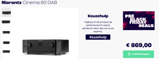 Marantz CINEMA 60DAB voor €869 bij Wifimedia