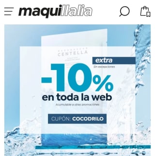 -10% Extra en toda la Web de Maquillalia.