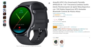 Smartwatch Amazfit GTR 3 Pro por 124,96€