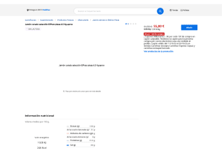 Jamón curado selección ElPozo pieza 6.5 Kg aprox por 55€