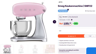 SMEG Keukenmachine SMF02 voor €189,95 bij iBOOD