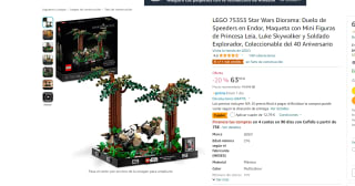 Lego saga Star Wars Diorama: Duelo de Speeders en Endor por 51,16€