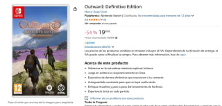 Juego para Nintendo Outward: Definitive Edition por 19,99€