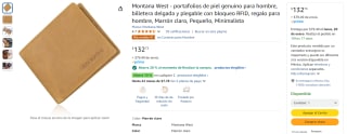 Billetera Montana West Piel por $106 | Descuento Amazon
