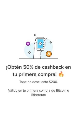 50% de Cashback al comprar Cripto en Mercado Pago