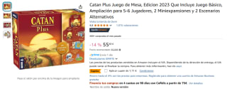 Juego mesa Catan Plus por 48,74€