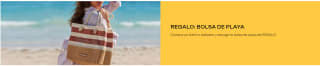 Regalo de bolsa playera por compra de bikini o bañador en Calcedonia