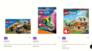 Diverse lego sets met 30% korting bij de Bijenkorf