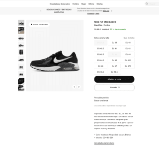 Zapatillas Nike Air Max Excee Hombre por 59,99€