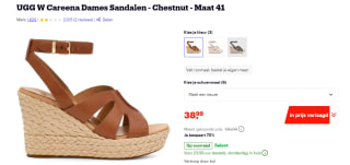 UGG Careena bruine damessandalen voor €38,99 bij Bol
