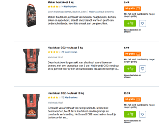 1+1 gratis op geselecteerde briketten en houtskool bij de Gamma