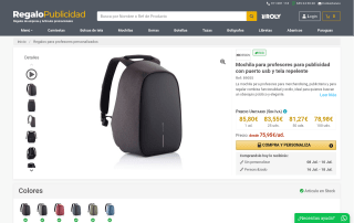 XD Design Bobby Hero mochila antirrobo por 85,80€