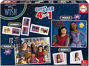 Superpack Puzzle 4 En 1 Wish Educa 19743 por 4,60€