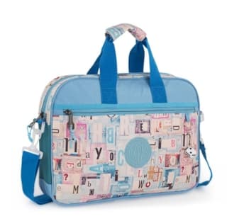 Maletín extraescolar SKPAT Lucca azul por 18,99€.