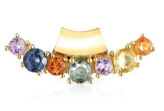 TOUS Colgante Glaring con Baño de Oro 18 KT sobre Plata Siete Zafiros por 65€